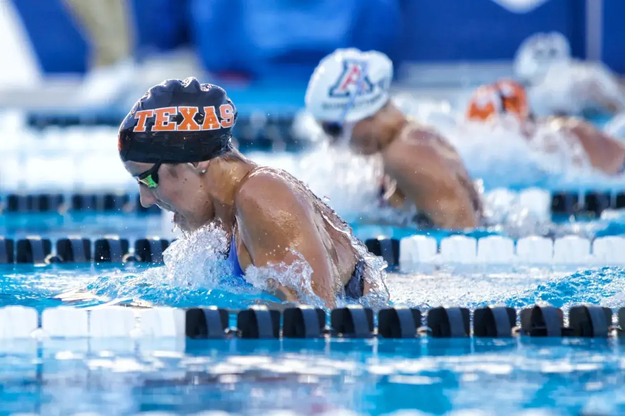 A swimmer with a 